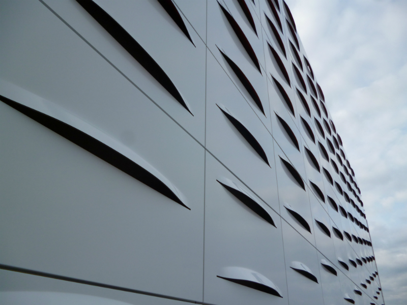 façade 3D en composite aluminium