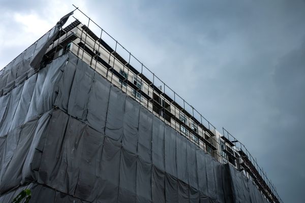 rénovation façade de bâtiment